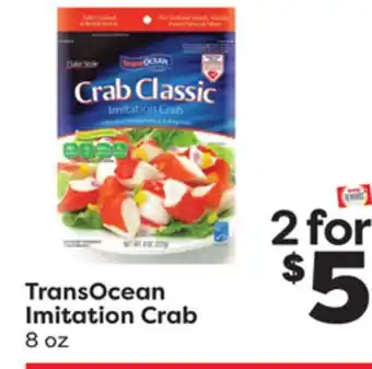 Weis Markets Transocean imitation crab offer