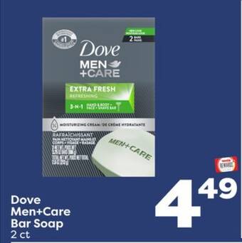 Weis Markets Dove men+care bar soap offer