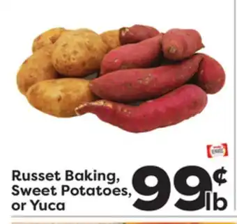 Weis Markets Russet baking, sweet potatoes, or yuca offer
