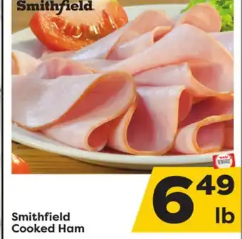 Weis Markets Smithfield cooked ham offer