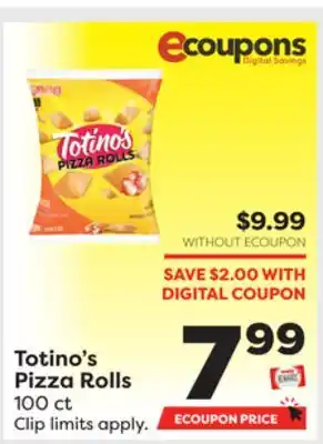 Weis Markets Totino's pizza rolls offer