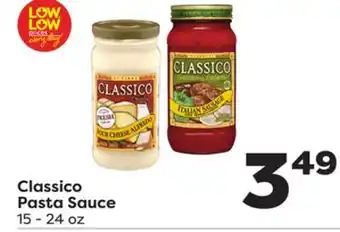 Weis Markets Classico pasta sauce offer