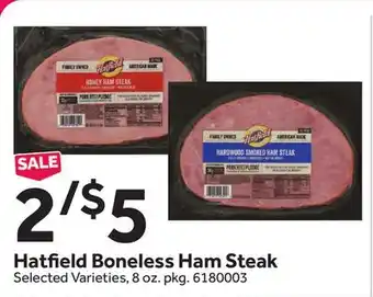 Stop&Shop Hatfield boneless ham steak offer