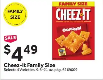 Stop&Shop Cheez-it family size offer