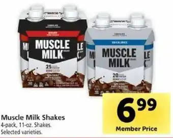 Safeway Muscle Milk Shakes offer