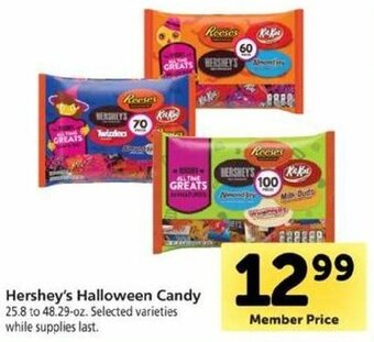 Safeway Hershey's Halloween Candy offer