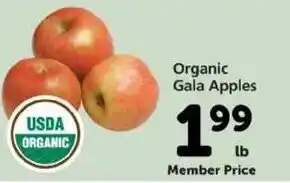 Safeway Organic Gala Apples offer