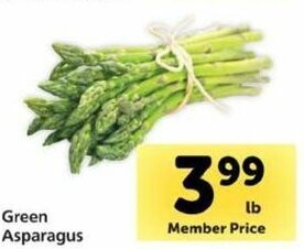 Safeway Green Asparagus offer