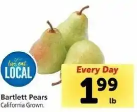 Safeway Barlett Pears offer