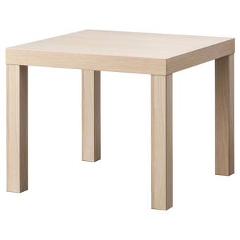 Ikea Lack side table, white stained oak effect, 21 5/8x21 5/8 offer