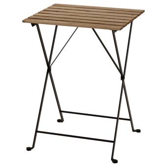 Ikea Tärnö table, outdoor, black/light brown stained, 21 5/8x21 1/4 offer