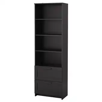Ikea Brimnes bookcase, black, 23 5/8x74 3/4 offer