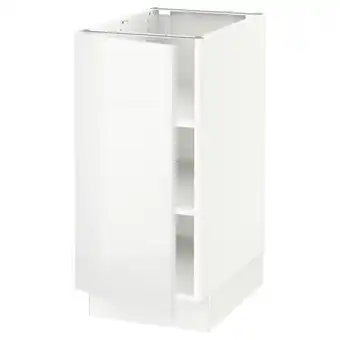 Ikea Sektion base cabinet with shelves, white/ringhult white, 15x24x30 offer