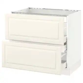 Ikea Sektion base cabinet f/cooktop w/3 drawers, white maximera/bodbyn off-white, 36x24x30 offer