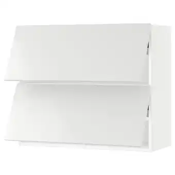 Ikea Sektion wall cabinet horizontal w 2 doors, white/ringhult white, 36x15x30 offer