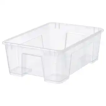 Ikea Samla box, clear, 15 ¼x11x5 ½ /3 gallon offer