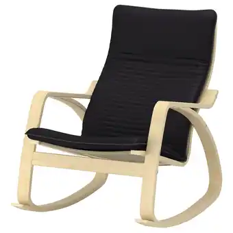 Ikea Poäng rocking chair, birch veneer/knisa black offer