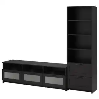 Ikea Brimnes tv storage combination, black, 94 1/2x16 1/8x74 3/4 offer