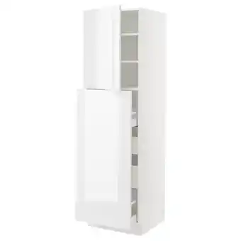 Ikea Sektion / maximera hc w p-o func 1dr/4drw, white/ringhult white, 24x24x80 offer