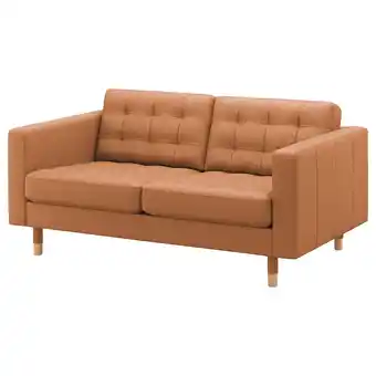 Ikea Morabo loveseat, grann/bomstad golden brown/wood offer