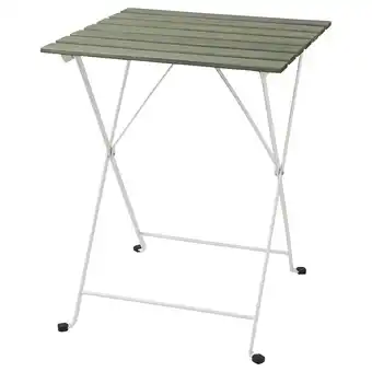 Ikea Tärnö table, outdoor, white/green, 21 5/8x21 1/4 offer