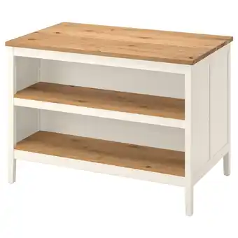 Ikea Tornviken kitchen island, off-white/oak, 49 5/8x30 3/8 offer