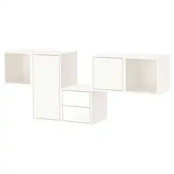 Ikea Eket wall-mounted cabinet combination, white, 68 7/8x13 3/4x27 1/2 offer