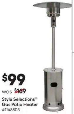 Lowe's Style Selections Gas Patio Heater offer