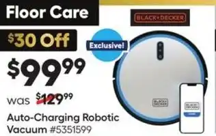 Lowe's Auto-Charging Robotic Vacuum offer