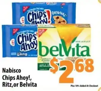 Mac's Market Nabisco Chips Ahoy!, Ritz,or Belvita offer