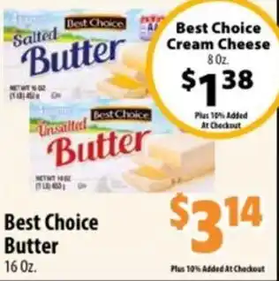 Mac's Market Best Choice Butter 16 oz offer