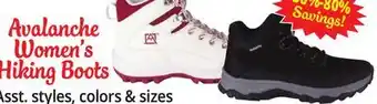 Ocean State Job Lot Avalanche women's hiking boots offer