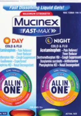 Ocean State Job Lot Mucinex fast-max cold & flu offer