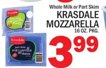 C Town Krasdale mozzarella offer