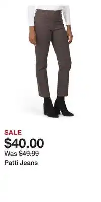 TJ Maxx Patti jeans offer