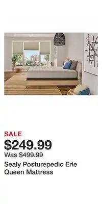 BJ’s Sealy posturepedic erie queen mattress offer