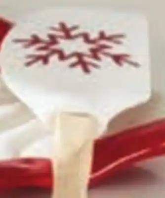 Macy's The cellar snowflake silicone wooden handle spatula, created for macy's offer