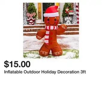 Five Below Inflatable outdoor holiday decoration 3ft offer