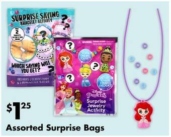 Dollar Tree Assorted surprise bags offer