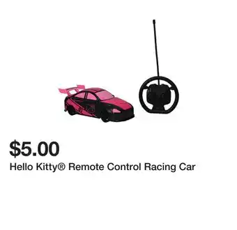 Five Below Hello kitty remote control racing car offer