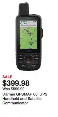 Cabela's Garmin gpsmap 66i gps handheld and satellite communicator offer