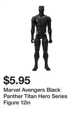 Five Below Marvel avengers black panther titan hero series figure 12in offer