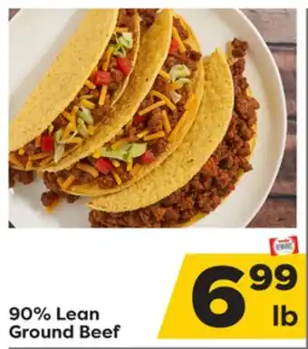 Weis Markets 90% lean ground beef offer