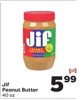 Weis Markets Jif peanut butter offer