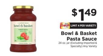 ShopRite Pasta sauce offer