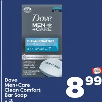 Weis Markets Dove men + care clean comfort bar soap offer