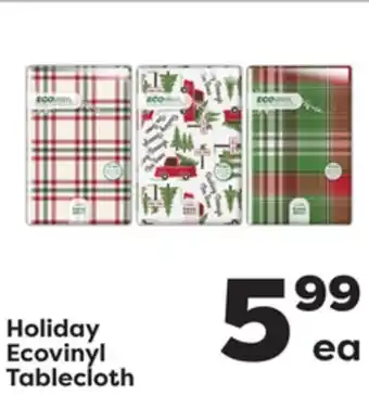 Weis Markets Holiday ecovinyl tablecloth offer