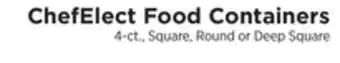 ShopRite Food containers offer