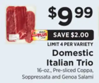 ShopRite Domestic italian trio offer