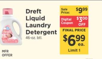 ShopRite Liquid laundry detergent offer